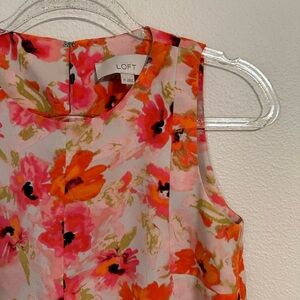 Loft Floral Tank Blouse